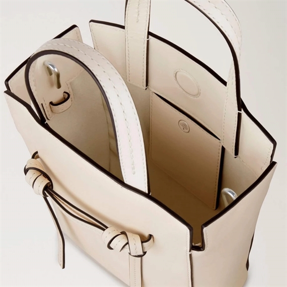 Mulberry Clovelly Mini Tote Eggshell Micro Classic Grain 